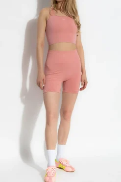 Pangaia PINK Logo shorts