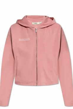 Pangaia PINK Sweatshirt with logo