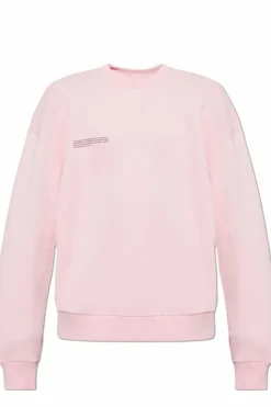 Pangaia PINK Sweatshirt with logo