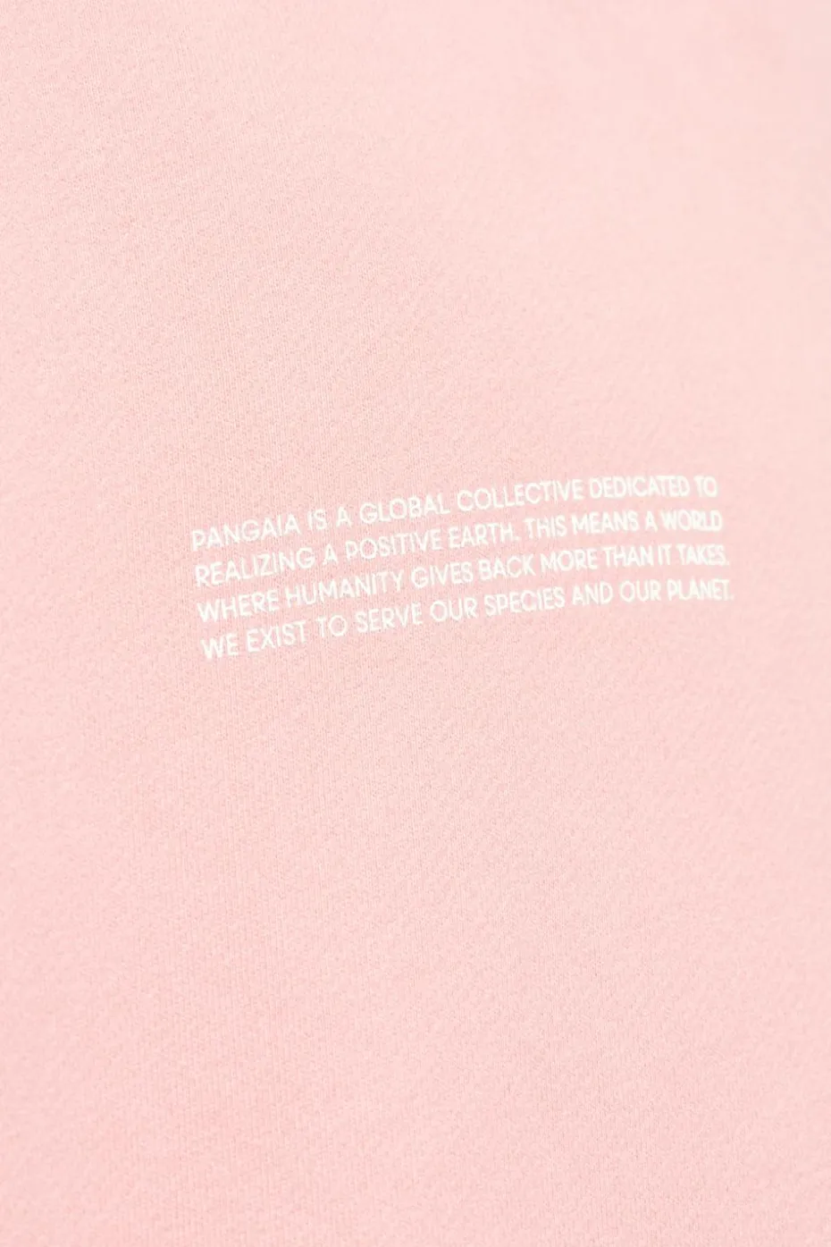Pangaia PINK Sweatshirt with logo