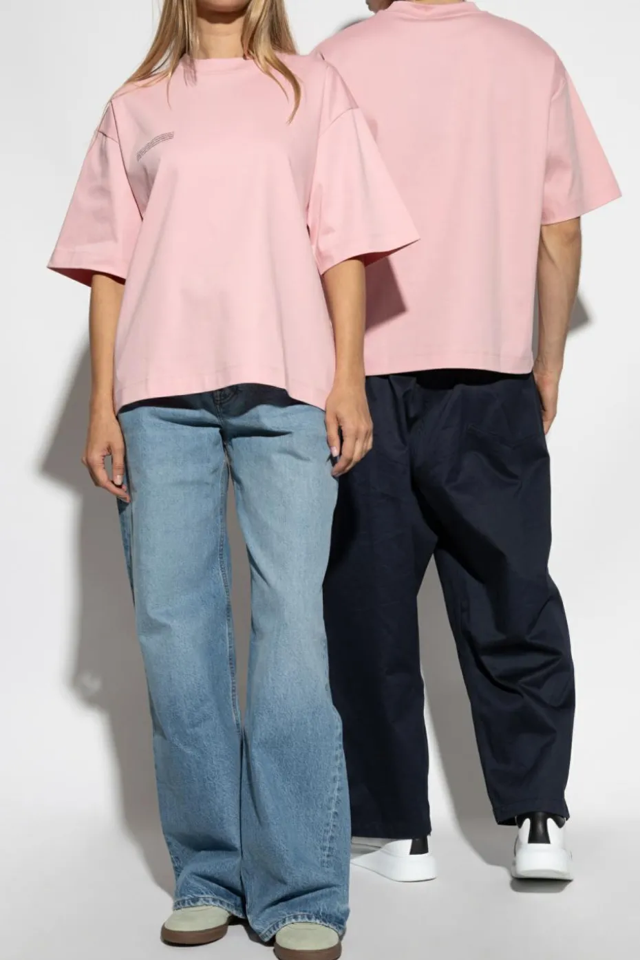 Pangaia PINK T-shirt with print