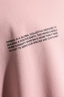 Pangaia PINK T-shirt with print