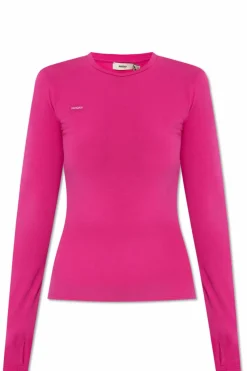 Pangaia PINK T-shirt with logo