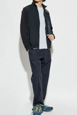 Paul & Shark BLACK Jacket with stand-up collar