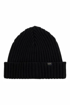 Paul & Shark BLACK Wool beanie