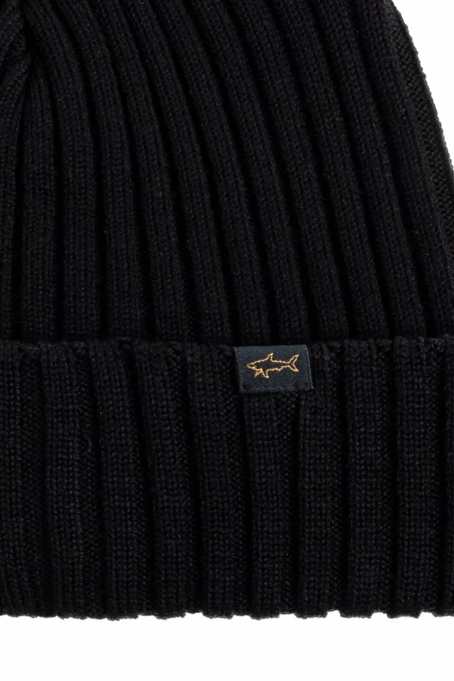 Paul & Shark BLACK Wool beanie
