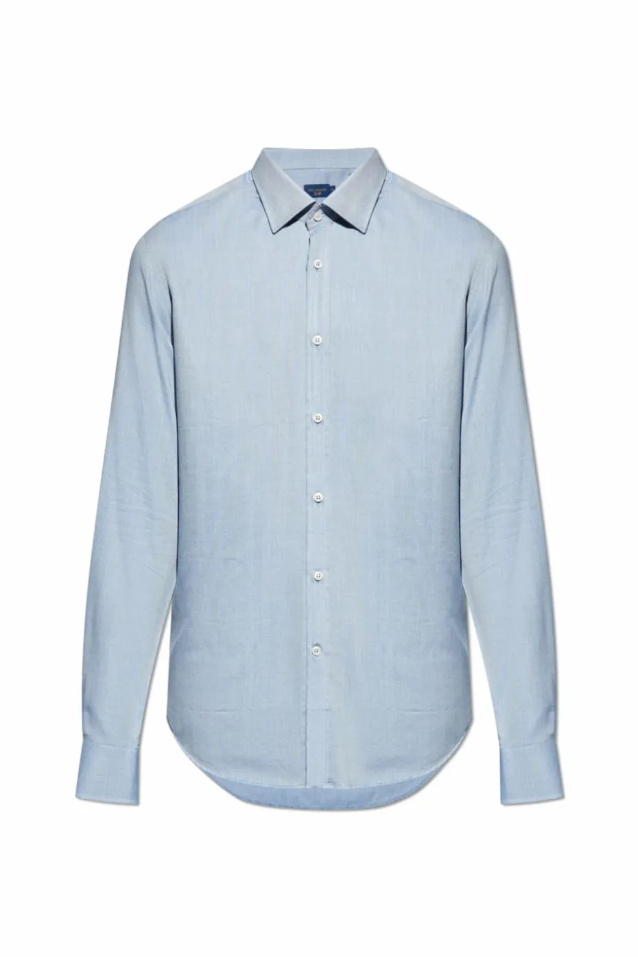 Paul & Shark BLUE Herringbone pattern shirt