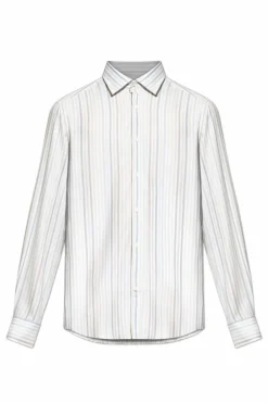 Paul & Shark cream Shirt with a striped pattern