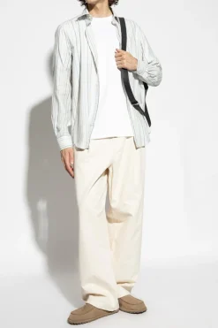 Paul & Shark cream Shirt with a striped pattern