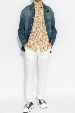 Paul & Shark MULTICOLOUR Shirt with floral motif