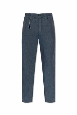Paul & Shark NAVY BLUE Linen pants