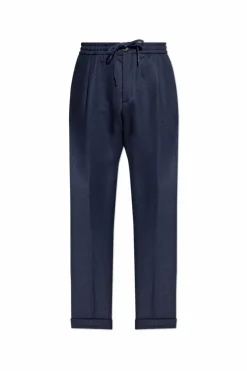 Paul & Shark NAVY BLUE Pants with rolled-up legs