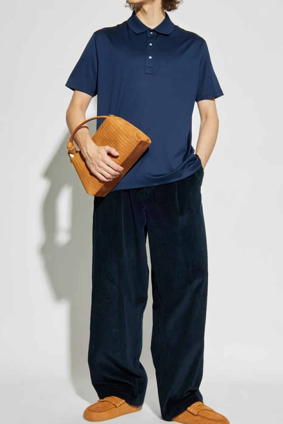 Paul & Shark NAVY BLUE Polo with embroidered logo