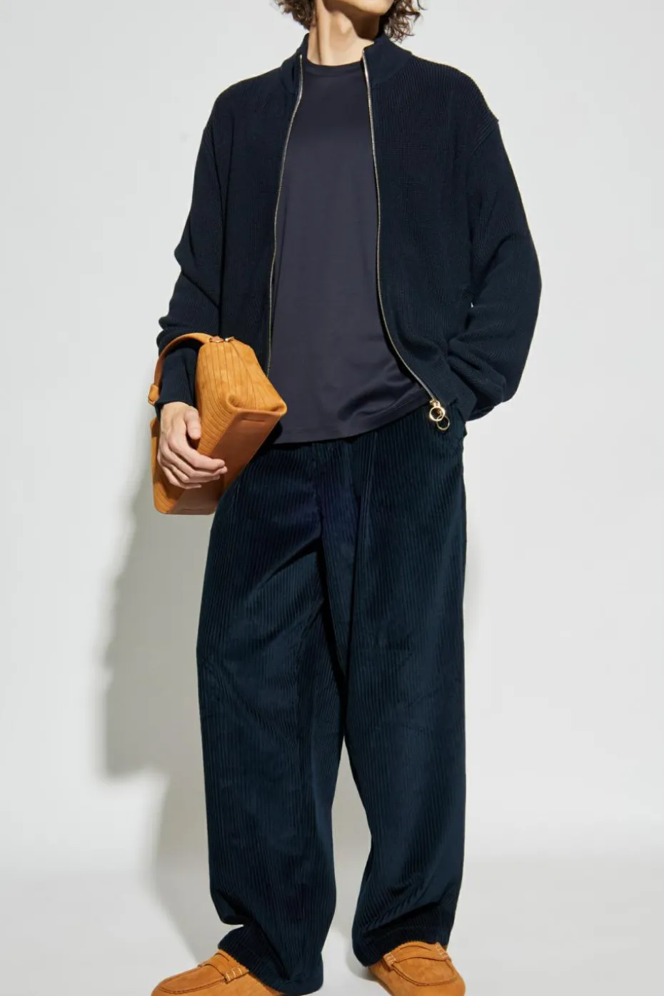 Paul & Shark NAVY BLUE Zip-up cardigan