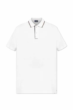 Paul & Shark WHITE Polo with logo patch