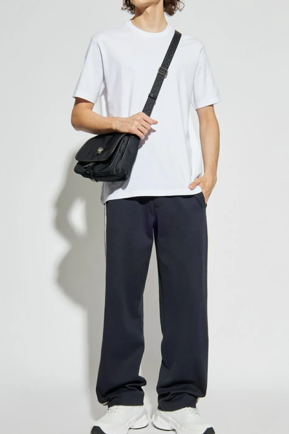 Paul & Shark WHITE T-shirt with embroidered logo