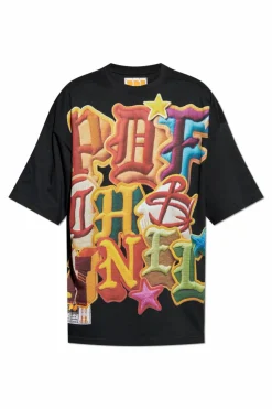 PDF BLACK T-shirt with print