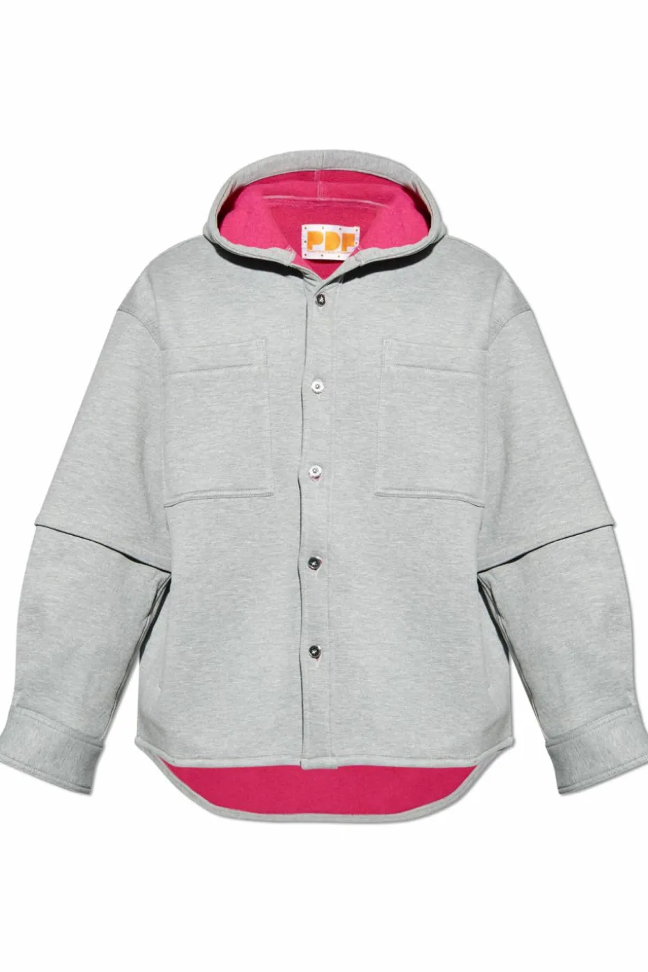 PDF GREY Hooded jacket