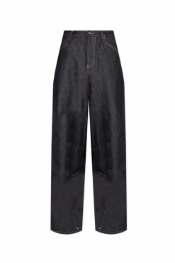 PDF NAVY BLUE Jeans with print