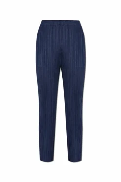 Pleats Please Issey Miyake NAVY BLUE Pleated pants
