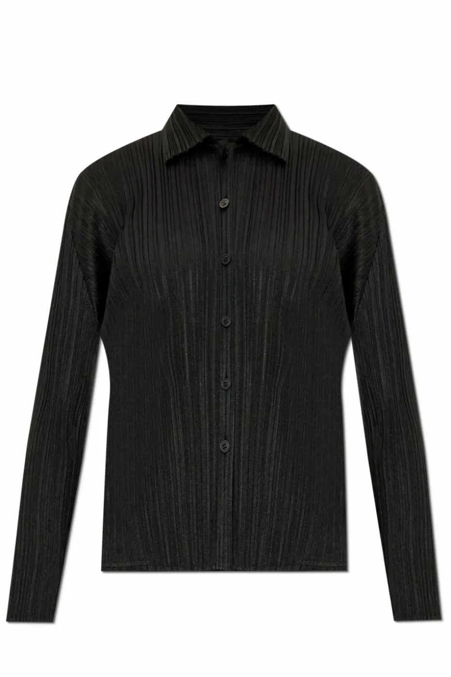 Pleats Please Issey Miyake BLACK Pleated shirt