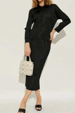 Pleats Please Issey Miyake BLACK Pleated shirt