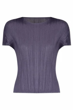 Pleats Please Issey Miyake PURPLE Pleated top