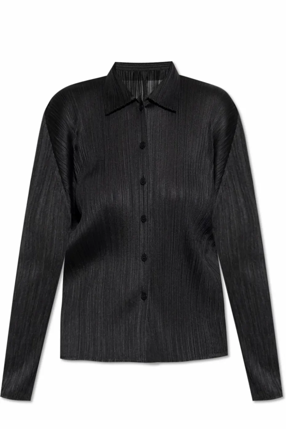 Pleats Please Issey Miyake BLACK Pleated shirt