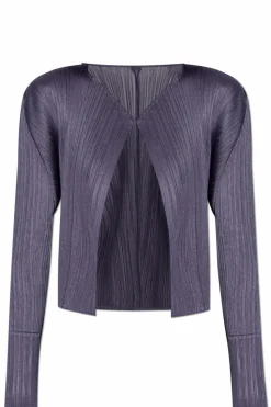 Pleats Please Issey Miyake PURPLE Pleated top