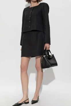 Posse BLACK Linen skirt "Alice"
