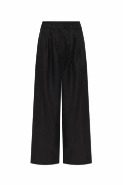 Posse BLACK Linen trousers
