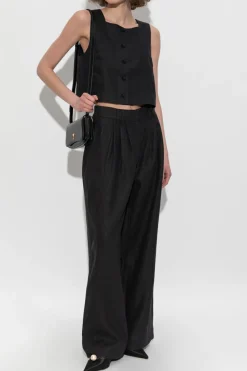 Posse BLACK Linen vest "Rio"