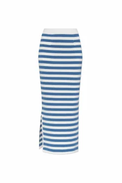 Posse BLUE Skirt with striped pattern "Ari"