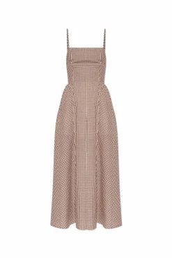 Posse BROWN 'Callie' dress