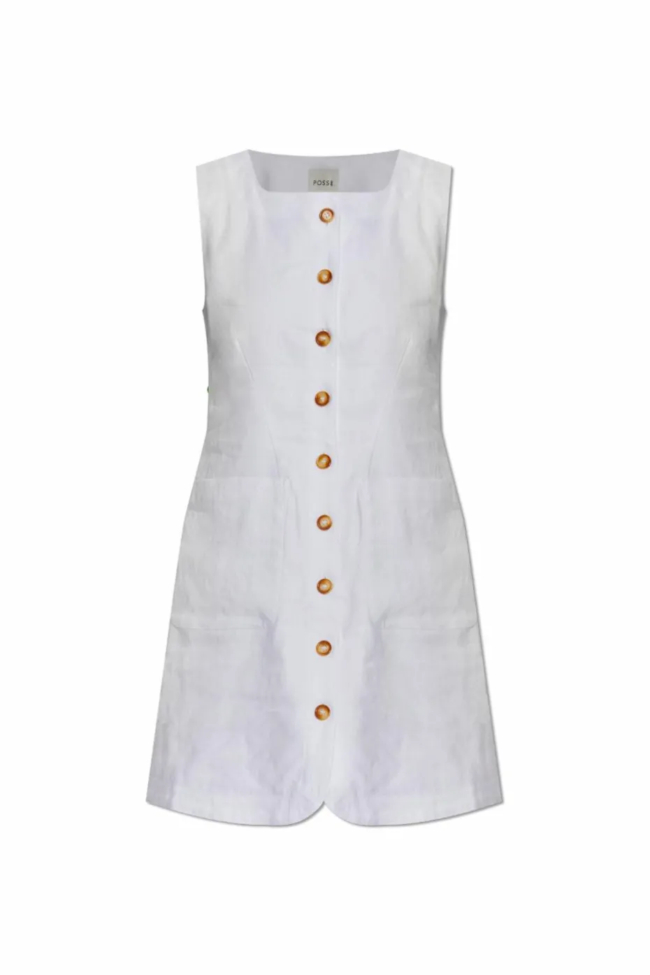 Posse WHITE Linen dress