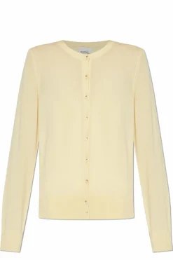 Posse YELLOW Wool cardigan ‘Finn’