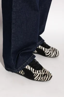 Puma BLACK "Speedcat Zebra Wns" sports shoes