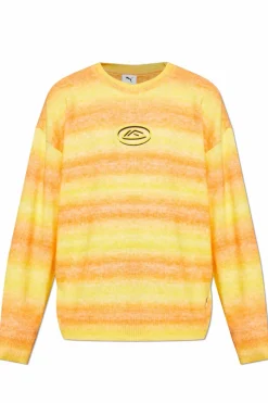 Puma YELLOW Sweater with rubber patch