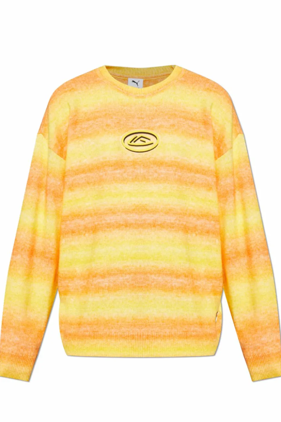 Puma YELLOW Sweater with rubber patch