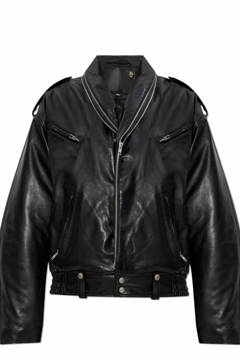 R13 BLACK Leather Jacket