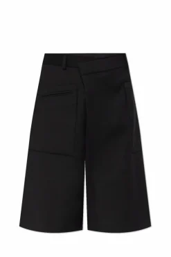 R13 BLACK Shorts with pockets