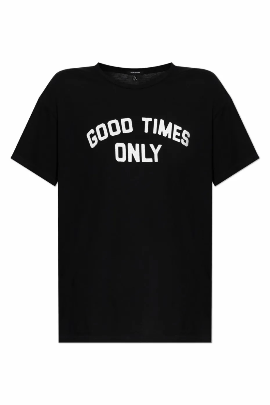 R13 BLACK T-shirt with print