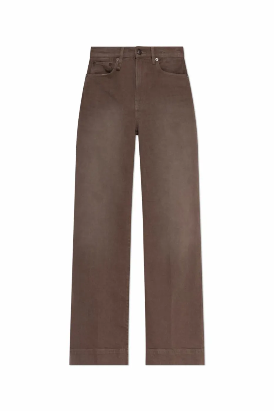 R13 BROWN Jeans with logo