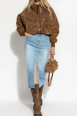 R13 BROWN Leather jacket