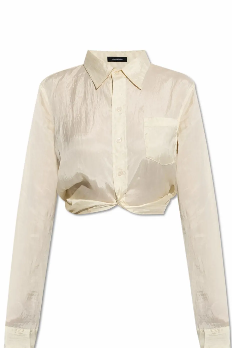 R13 cream Shirt with pocket