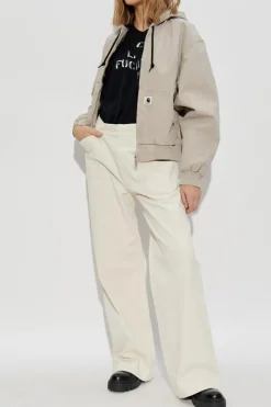 R13 cream Wide-leg pants