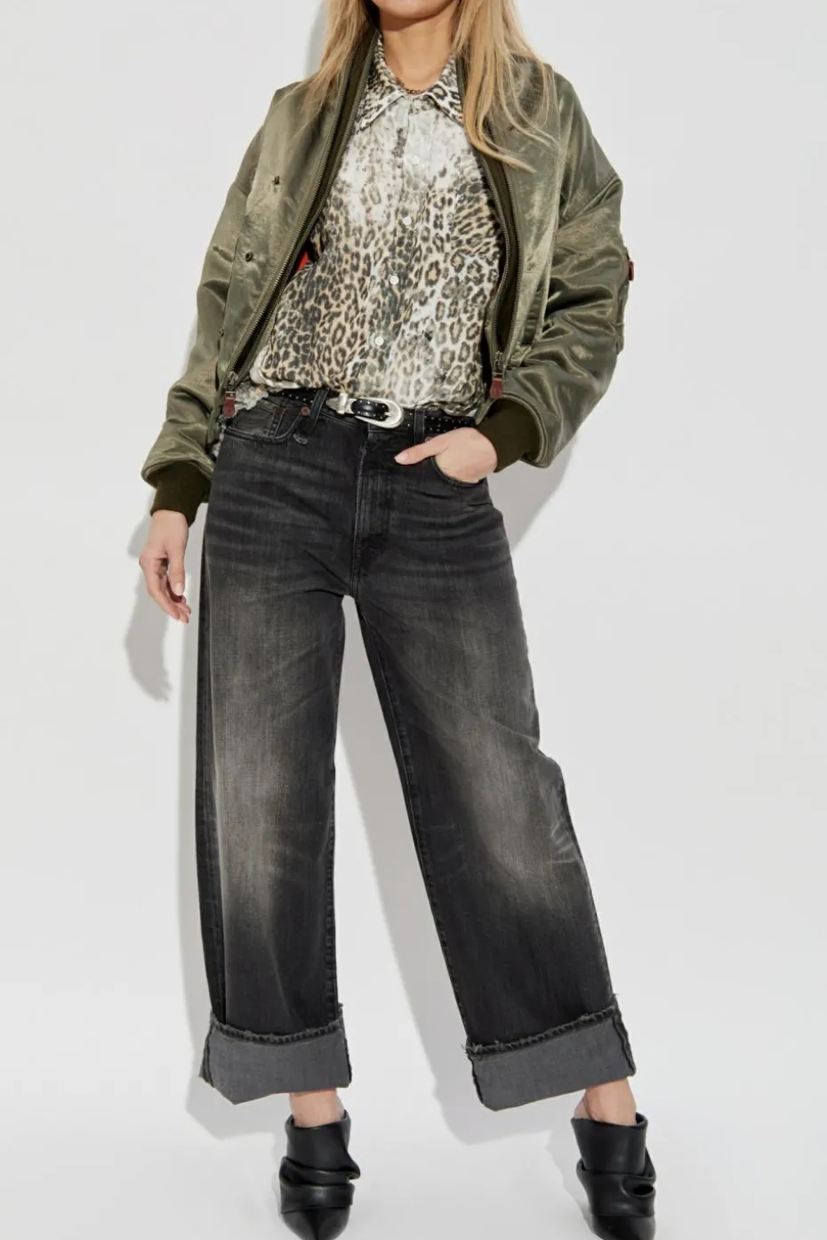 R13 GREEN Jacket with pockets