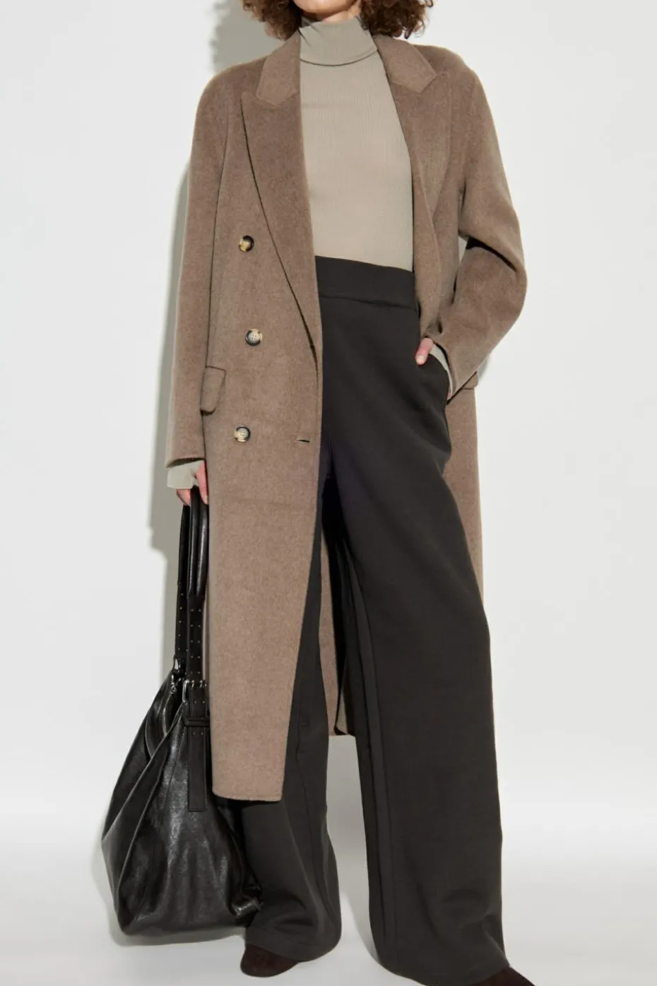 Rag & Bone beige Double-breasted coat