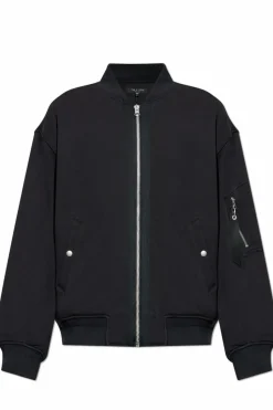 Rag & Bone BLACK Jacket Terry bomber style