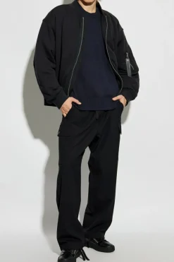Rag & Bone BLACK Jacket Terry bomber style